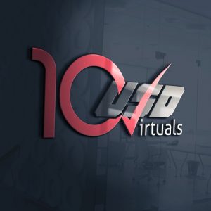 10 usd virtual logo mockup
